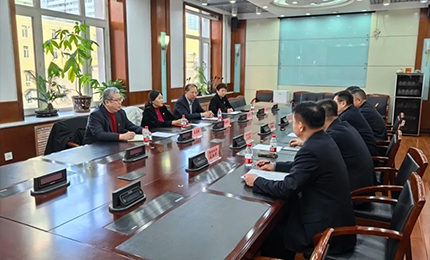 pa视讯股份董事长胡晓萍、总裁芦传有赴黑龙江省药品监督管理局座谈交流